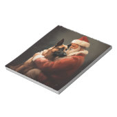 ベルギーのマリノイとサンタクロースフェスティバルクリスマス ノートパッド (回転)