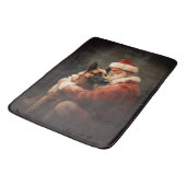 ベルギーのマリノイとサンタクロースフェスティバルクリスマス バスマット (アングル)