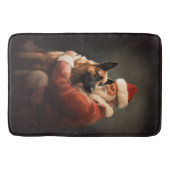 ベルギーのマリノイとサンタクロースフェスティバルクリスマス バスマット (正面)