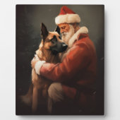 ベルギーのマリノイとサンタクロースフェスティバルクリスマス フォトプラーク (正面)