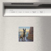 ベルギーのマリノイのクリスマスクルーズ：ポーソウルホリデー マグネット (インサイチュ (食洗機))