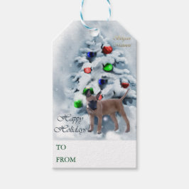 ベルギーのマリノイスのクリスマスギフトタグ ギフトタグ
