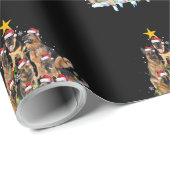 ベルギーのマリノイスクリスマスツリーサンタハットギフトde ラッピングペーパー (ロールコーナー)