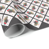 ベルギーのマリノイスサンタポーズ;サンタベルギーマリノイス ラッピングペーパー (ロールコーナー)