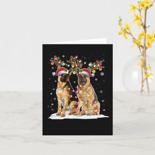 ベルギーのマリノイストナディアハットサンタクリスマスライフ カード (黄色い花)