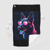 ベルギーのマリノイスドッグズベルギーのマリノイスTシャツ ゴルフタオル (インサイチュ)