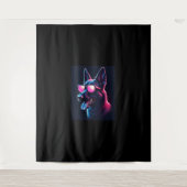 ベルギーのマリノイスドッグズベルギーのマリノイスTシャツ タペストリー (正面)