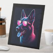 ベルギーのマリノイスドッグズベルギーのマリノイスTシャツ 台座サイン (インサイチュ)