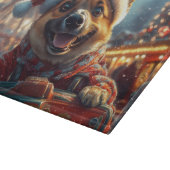 ベルギーのマリノイスドッグローラーコースタークリスマス カッティングボード (角)