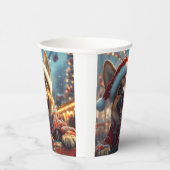 ベルギーのマリノイスドッグローラーコースタークリスマス 紙コップ (右)