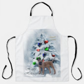 ベルギーのマリノイス・クリスマス エプロン (正面)