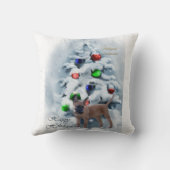 ベルギーのマリノイス・クリスマス クッション (裏面)