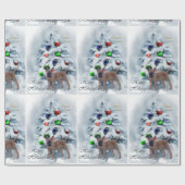 ベルギーのマリノイス・クリスマス ラッピングペーパー (フラット)