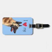 ベルギーのマリノワが大好き ラゲッジタグ (正面横)