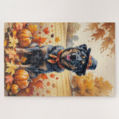 ベルギーのマリノワが紅葉感謝祭の芸術 ジグソーパズル (横)