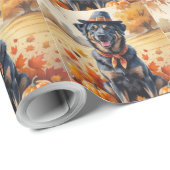 ベルギーのマリノワが紅葉感謝祭の芸術 ラッピングペーパー (ロールコーナー)