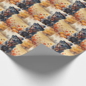 ベルギーのマリノワが紅葉感謝祭の芸術 ラッピングペーパー (角)
