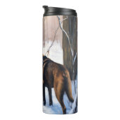 ベルギーのマリノワが雪のクリスマスを祝う タンブラー (回転右)