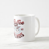 ベルギーのマリノワとコーヒーおもしろい休憩 コーヒーマグカップ (正面右)