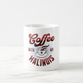 ベルギーのマリノワとコーヒーおもしろい休憩 コーヒーマグカップ (中央)