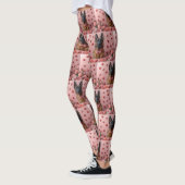 ベルギーのマリノワとバラ – バレンタインデー レギンス (左)