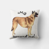 ベルギーのマリノワを救出 クッション (裏面)