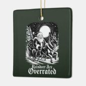 ベルギーのマリノワスクリスマストナカイが過評価 セラミックオーナメント (左)