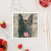 ベルギーのマリノワ – ベルギーの羊飼い – マリゲーター スタンダードカクテルナプキン (インサイチュ)