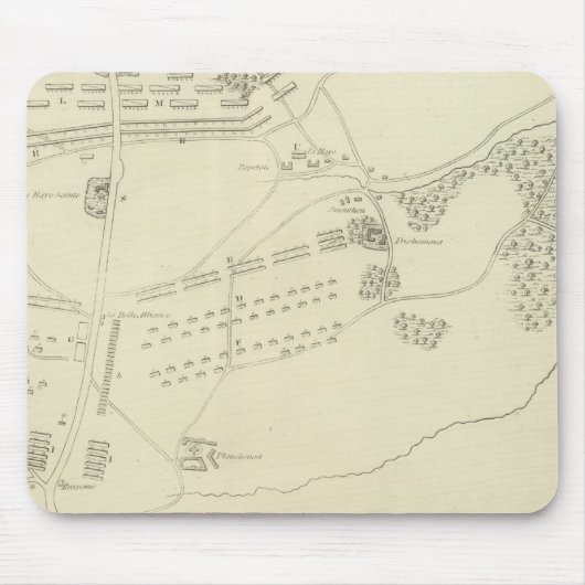 ベルギーのワーテルルーの戦い マウスパッド (正面)