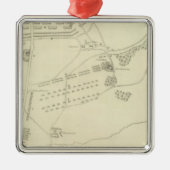 ベルギーのワーテルローの戦い メタルオーナメント (正面)