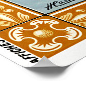 ベルギーのヴィンテージ旅行のポスター復元 ポスター (角)