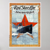 ベルギーのヴィンテージ旅行のポスター復元 ポスター (正面)