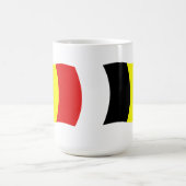 ベルギーの国旗マグ コーヒーマグカップ (中央)