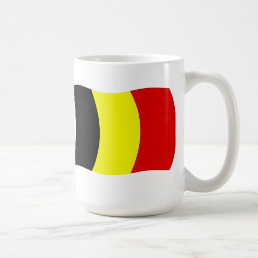 ベルギーの国旗マグ コーヒーマグカップ (右)
