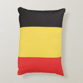 ベルギーの国旗 アクセントクッション (裏面(縦))