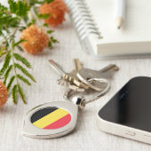 ベルギーの国旗 キーホルダー (側面)