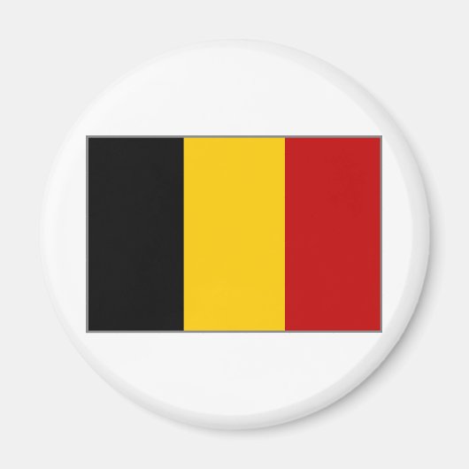 ベルギーの国旗 マグネット (正面)