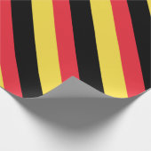 ベルギーの国旗 ラッピングペーパー (角)