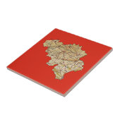 ベルギーの地図のタイル タイル (側面)