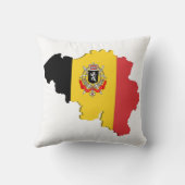 ベルギーの地図 クッション (裏面)