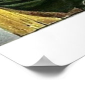 ベルギーの市内中心部、ブリュッセル。ヴィンテージ旅行 ポスター (角)