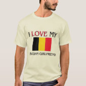 ベルギーの恋人を愛している Tシャツ (正面)