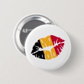 ベルギーの旗のキス 缶バッジ (正面&裏面)