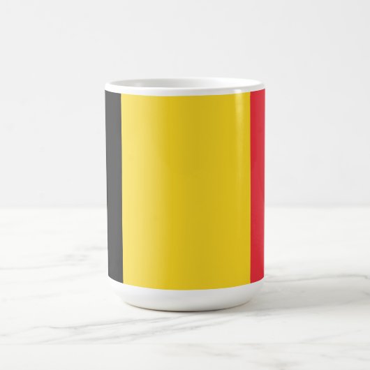 ベルギーの旗 コーヒーマグカップ (中央)