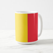 ベルギーの旗 コーヒーマグカップ (正面右)