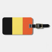 ベルギーの旗 ラゲッジタグ (正面横)