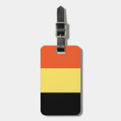 ベルギーの旗 ラゲッジタグ (正面縦)