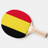 ベルギーの旗 卓球ラケット (横)