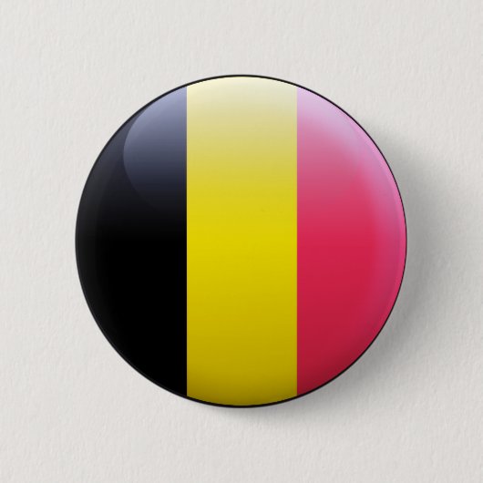 ベルギーの旗 缶バッジ (正面)