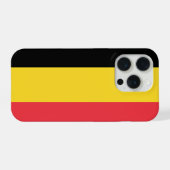 ベルギーの旗 iPhoneケース (裏面横)
